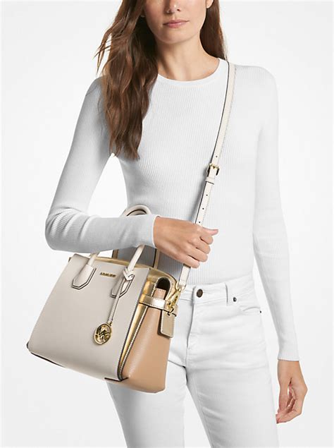 michael kors mercer medium weiß|michael kors mercer medium satchel.